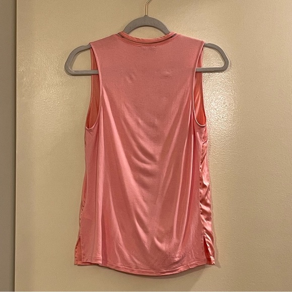 REISS Chelsea Trim Detail Silk Sleeveless Blouse in Pink - Picture 5 of 8